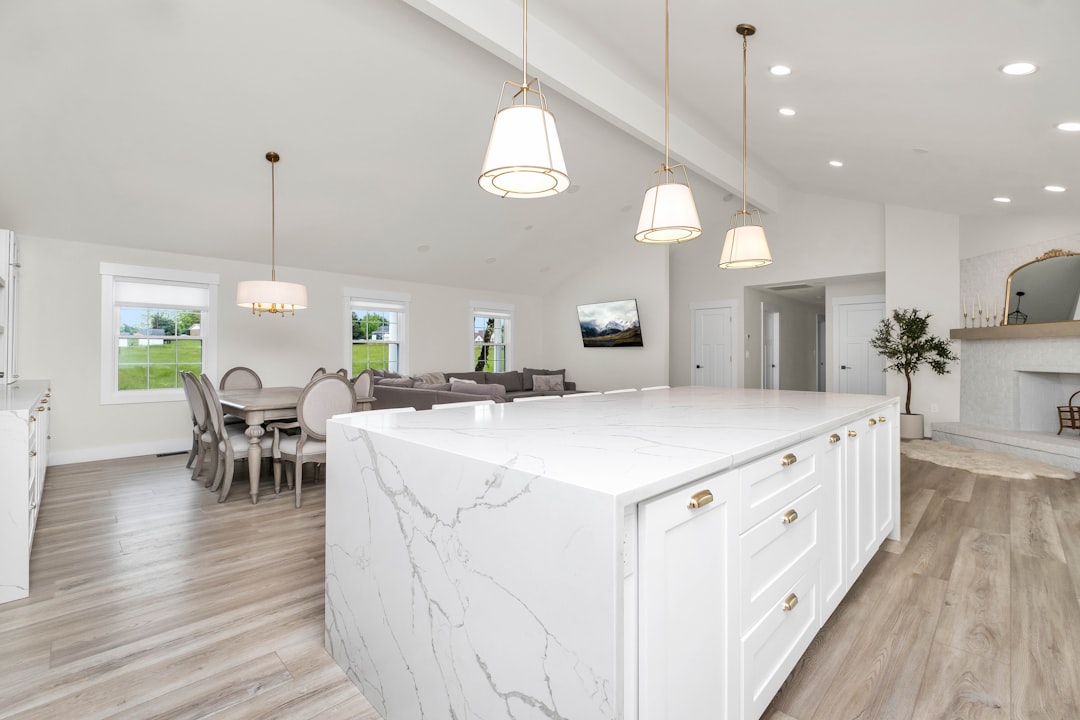 New kitchen countertops in an Asheville home